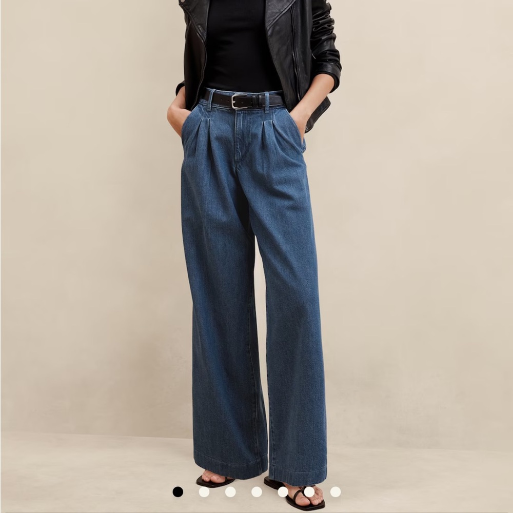 LUXE HIGH-RISE TROUSER JEAN size 27